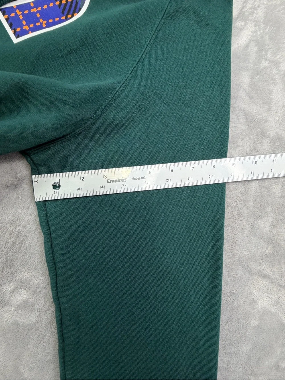 The North Face Men’s Dark Green Logo Crewneck Hoodie Winter Fall School XL